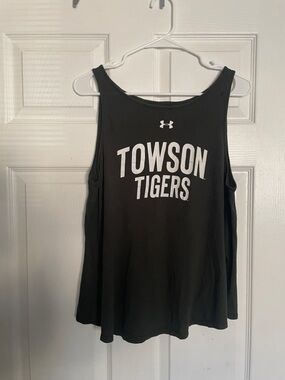 Under Armour Towson Tigers Women's Tank Top - dark green